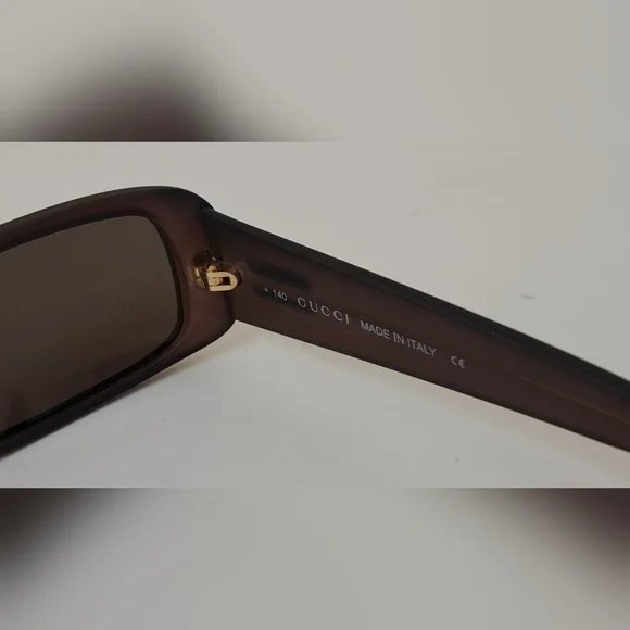 NEW Gucci Sunglasses Rectangle Translucent Vintage 90s GG 2450/S 52-17-140 - Picture 5 of 16